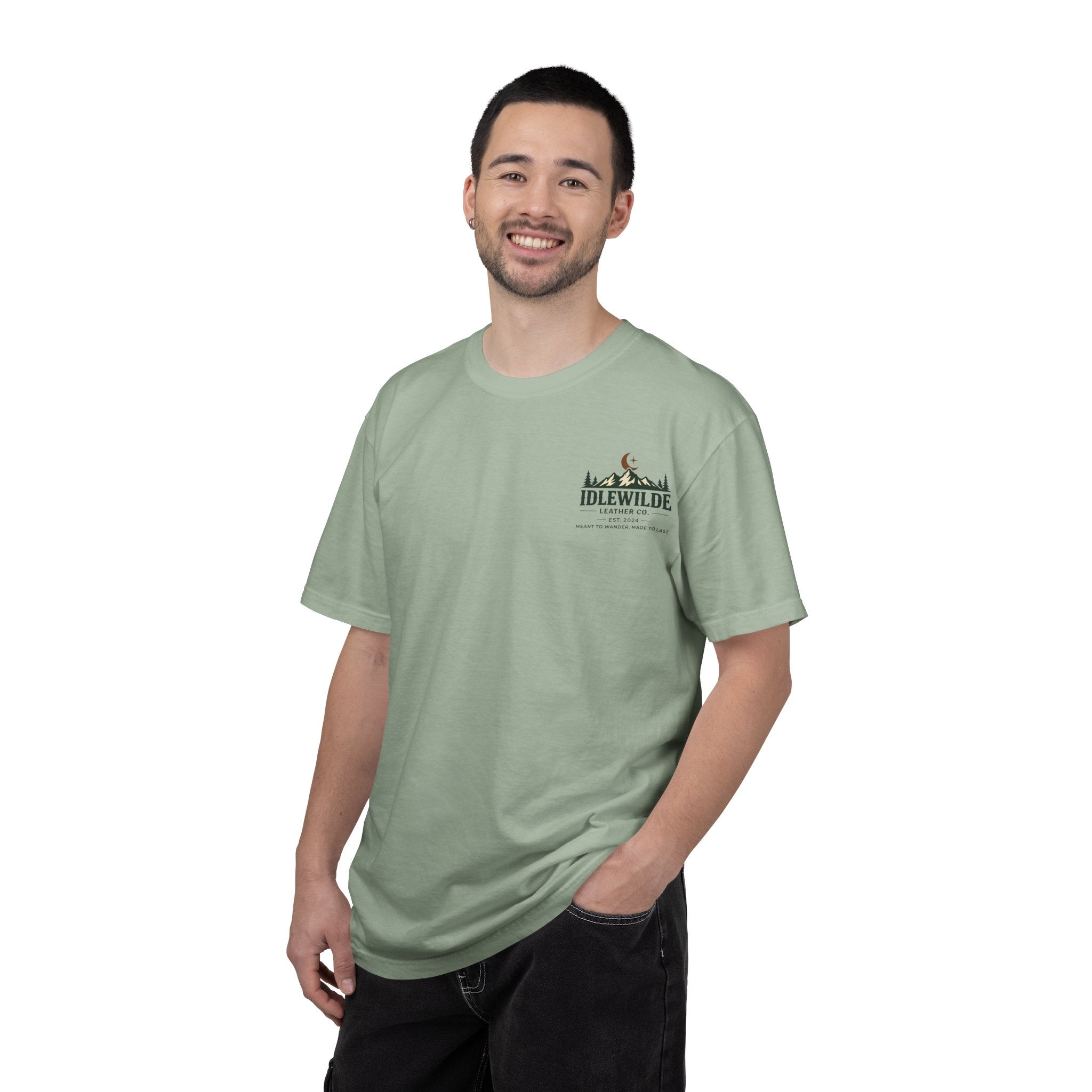Idlewilde Mountain Logo T-Shirt | Adventure Outdoors Crewneck