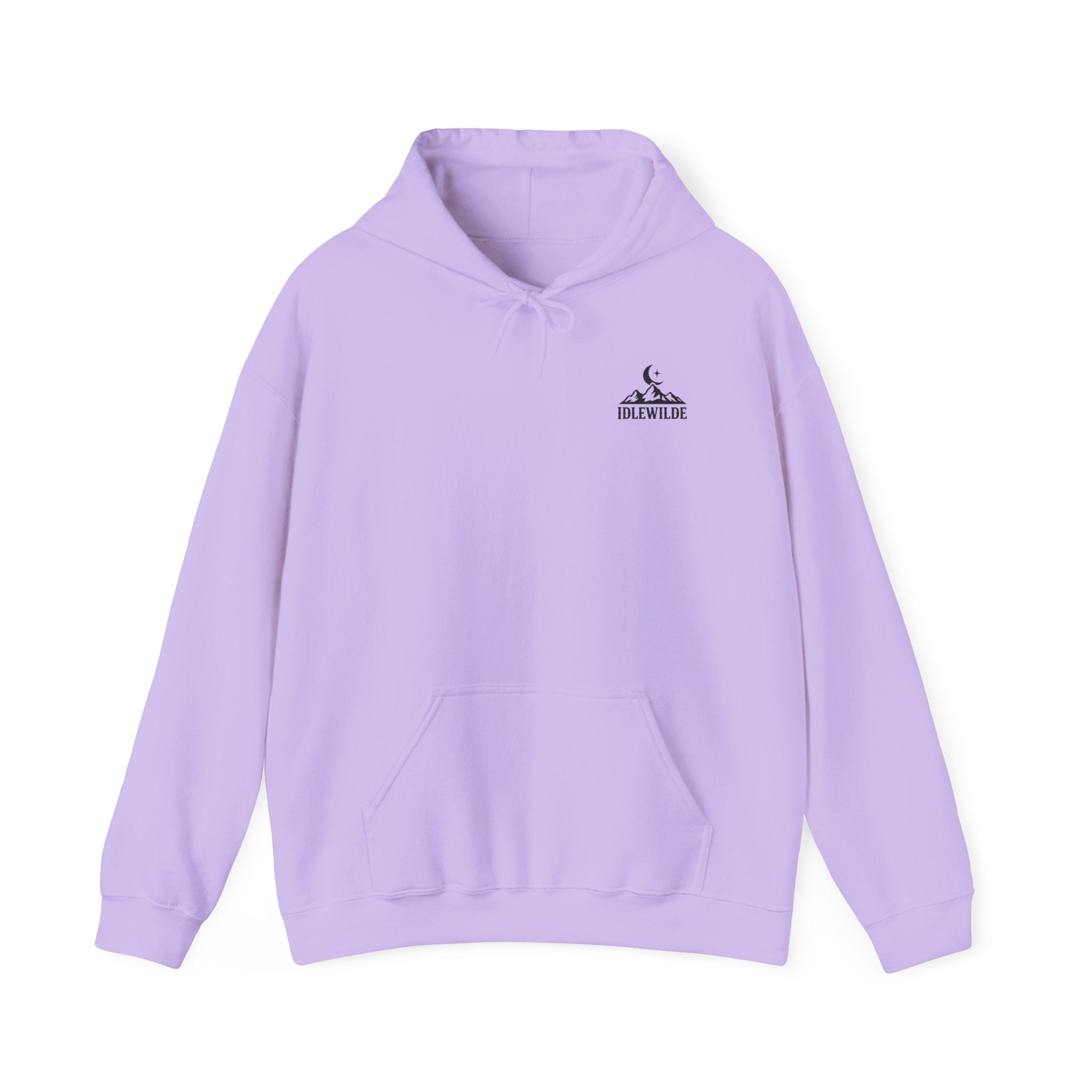 Idlewilde Mountain Logo Hoodie | Leather Co. Vintage Outdoor Graphic