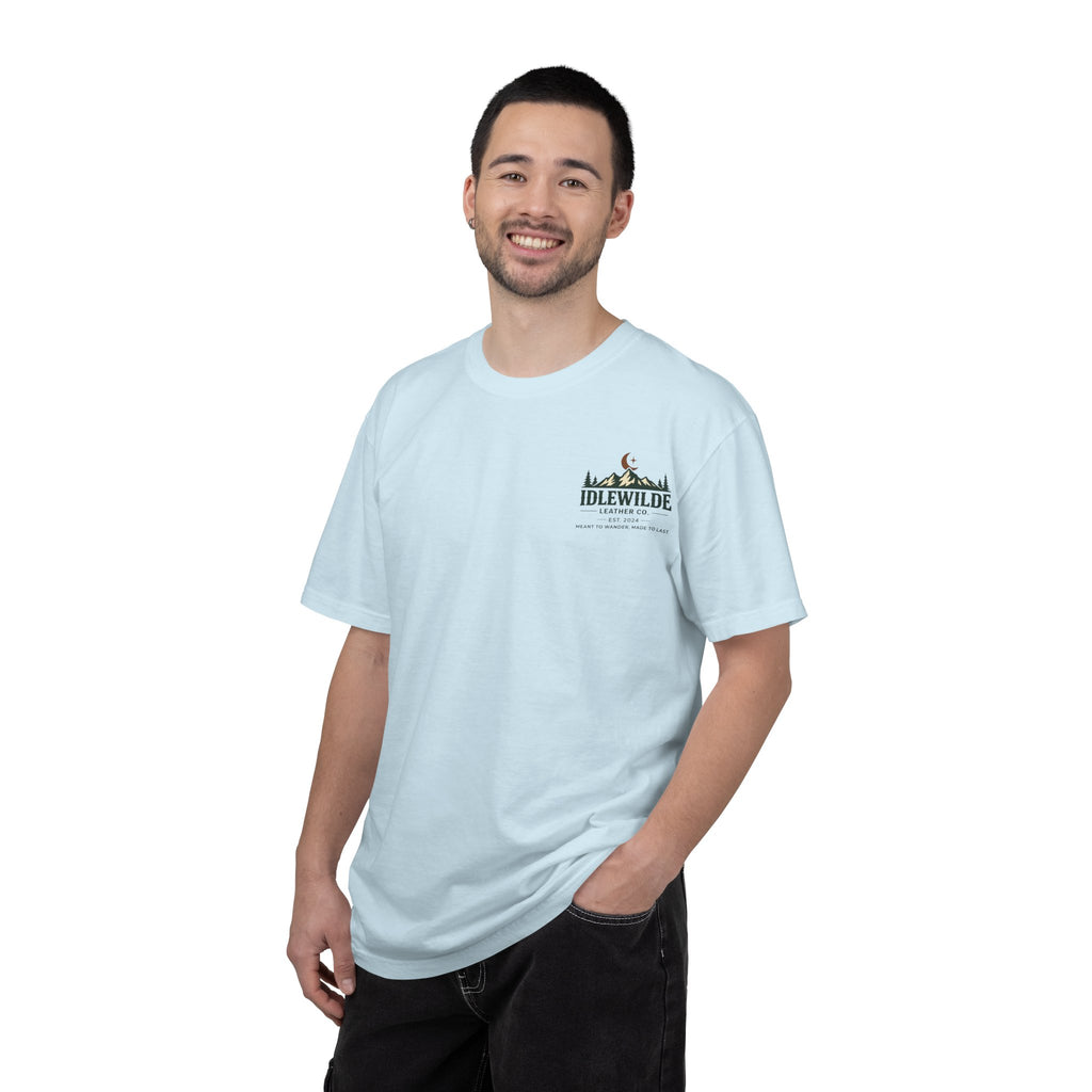 Idlewilde Mountain Logo T-Shirt | Adventure Outdoors Crewneck