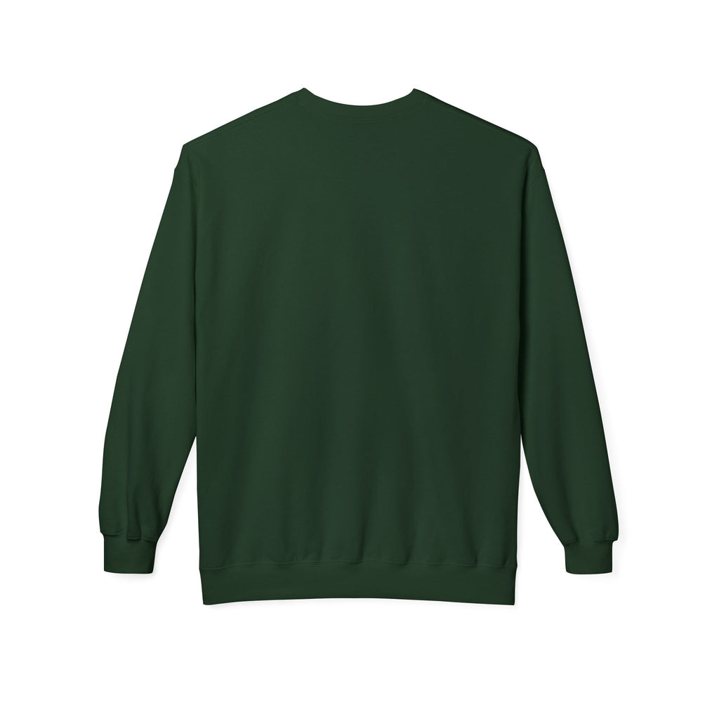 Idlewilde Leather Co. logo Sweatshirt | Mountain Camp Moon Camping Crewneck