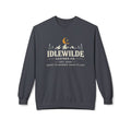 Idlewilde Leather Co. logo Sweatshirt | Mountain Camp Moon Camping Crewneck