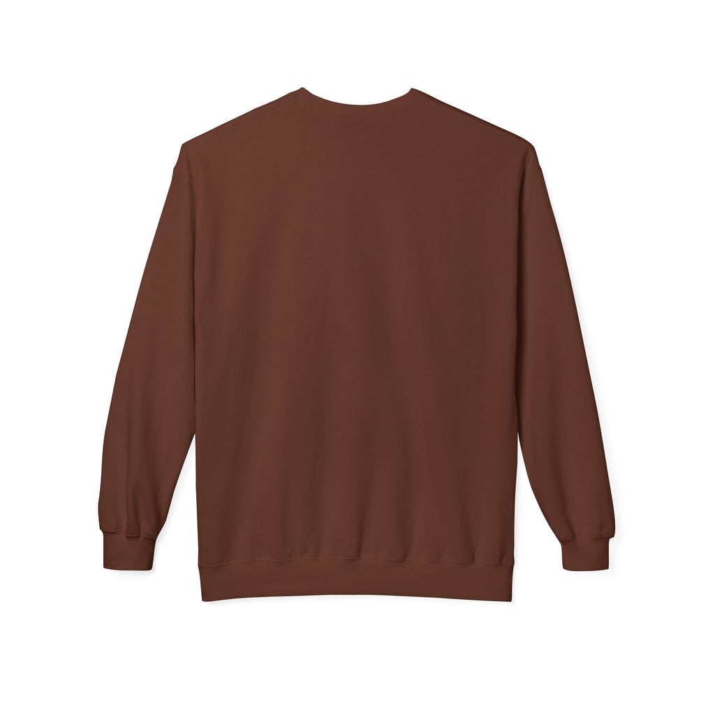Idlewilde Leather Co. logo Sweatshirt | Mountain Camp Moon Camping Crewneck