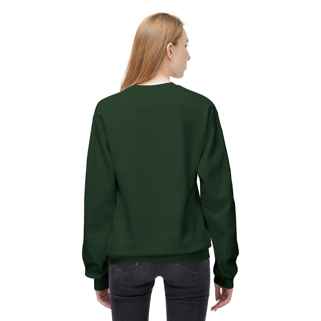 Idlewilde Leather Co. logo Sweatshirt | Mountain Camp Moon Camping Crewneck