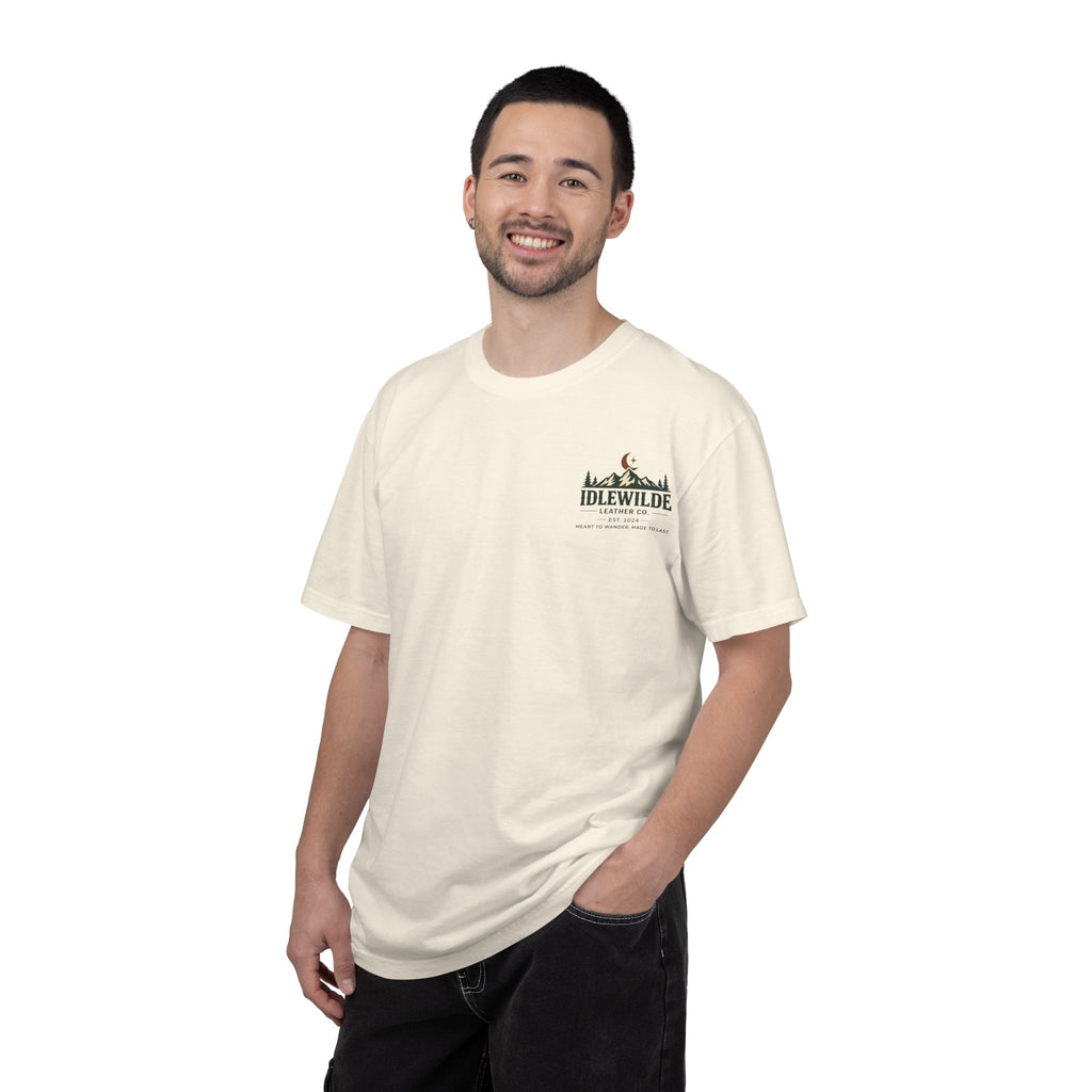 Idlewilde Mountain Logo T-Shirt | Adventure Outdoors Crewneck