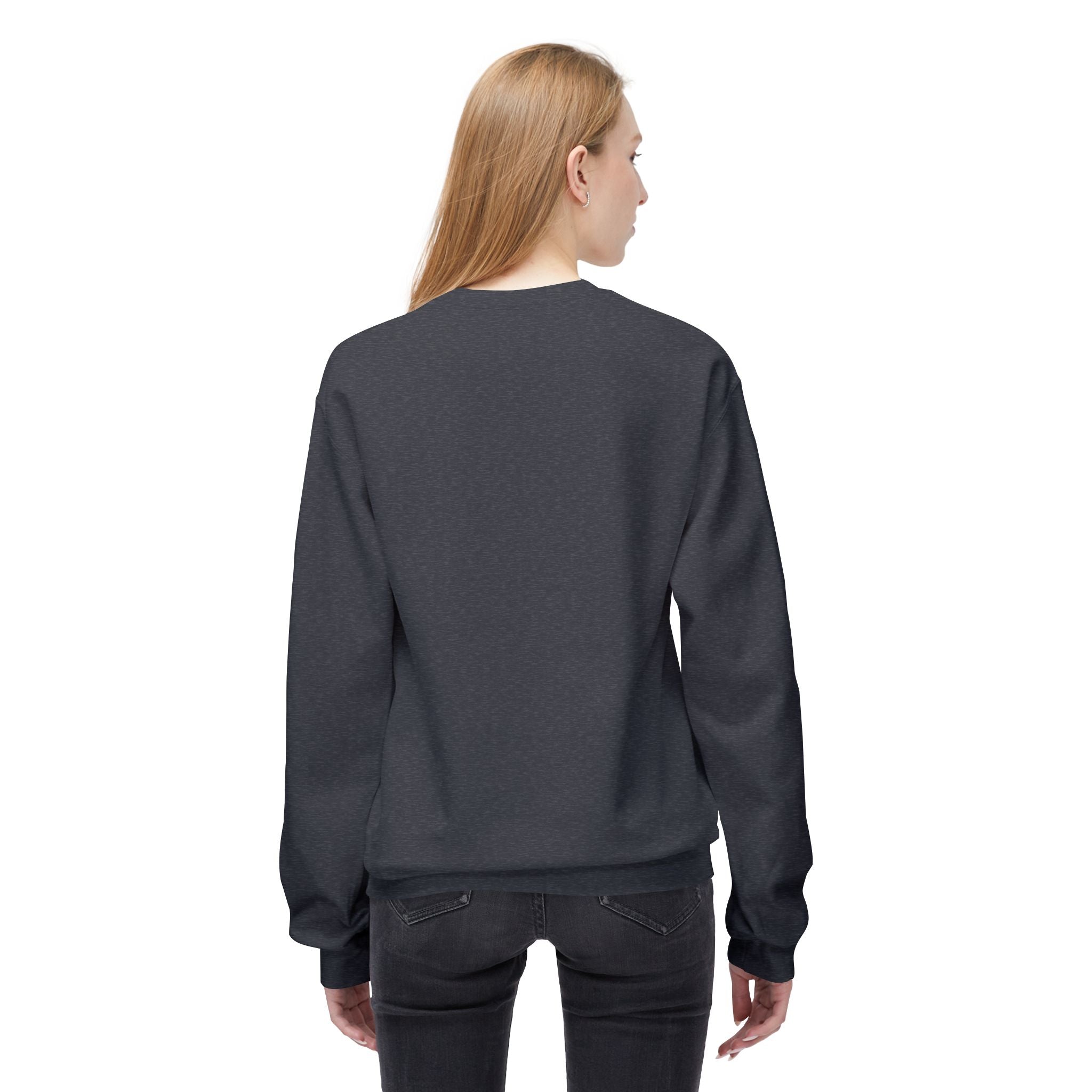 Idlewilde Leather Co. logo Sweatshirt | Mountain Camp Moon Camping Crewneck