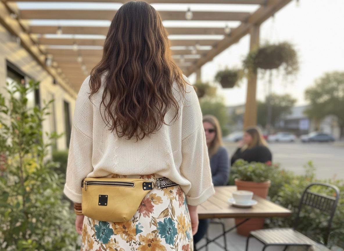 Angwin Sling Bag in Ochre