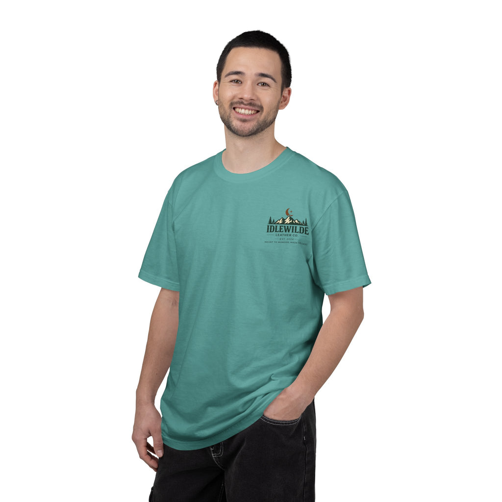 Idlewilde Mountain Logo T-Shirt | Adventure Outdoors Crewneck