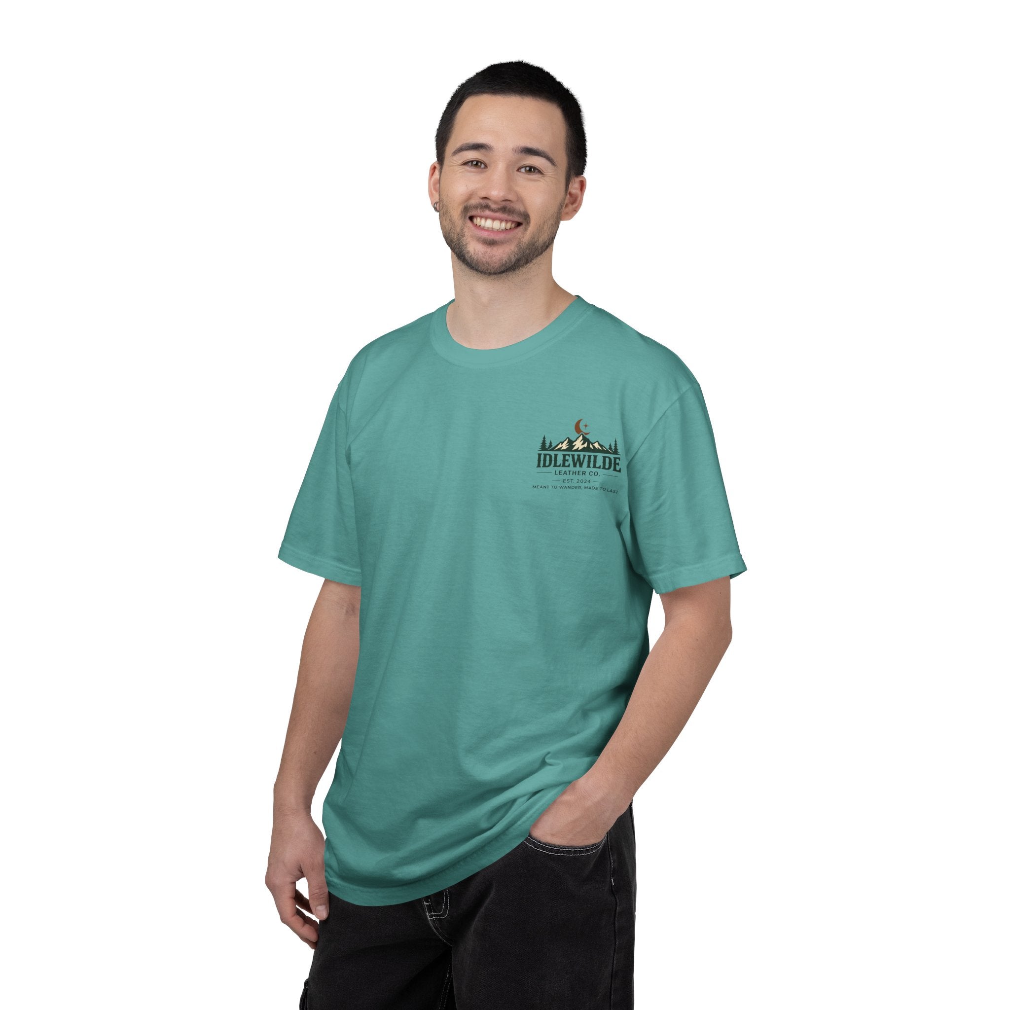 Idlewilde Mountain Logo T-Shirt | Adventure Outdoors Crewneck