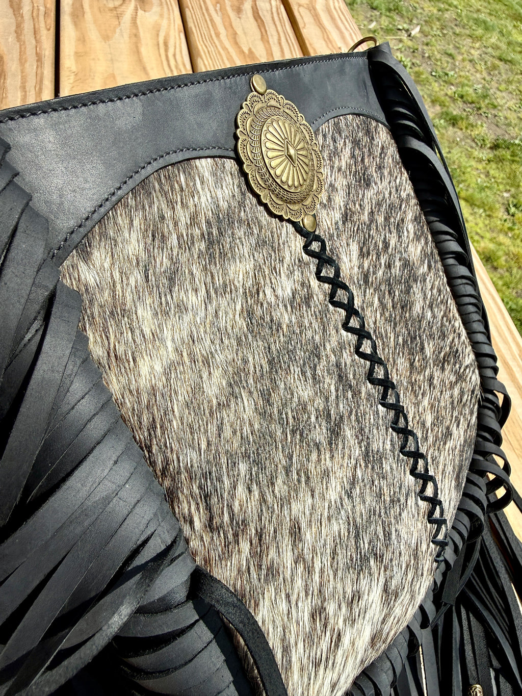 Cedar Stream Fringe Crossbody