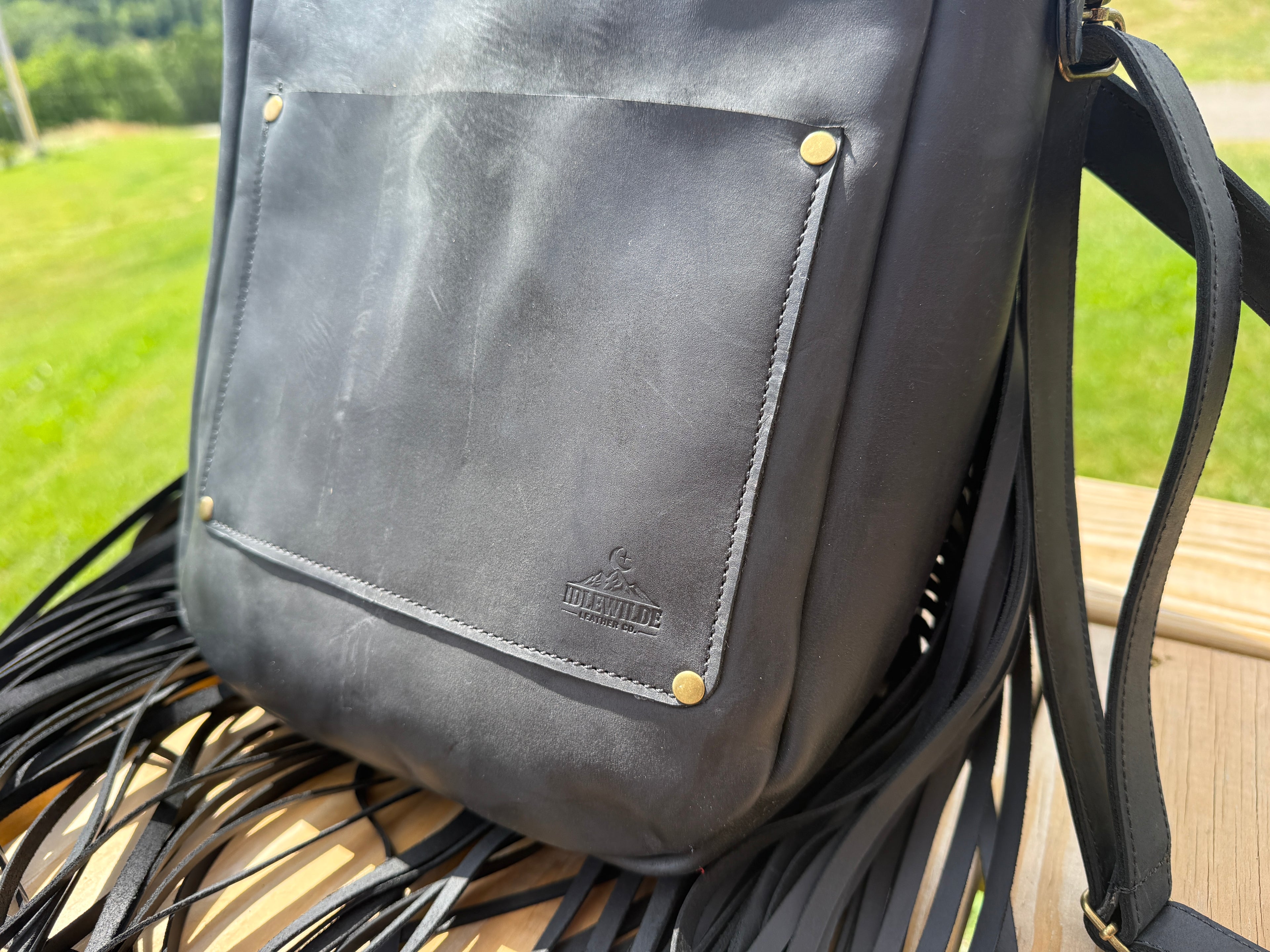 Cedar Stream Fringe Crossbody
