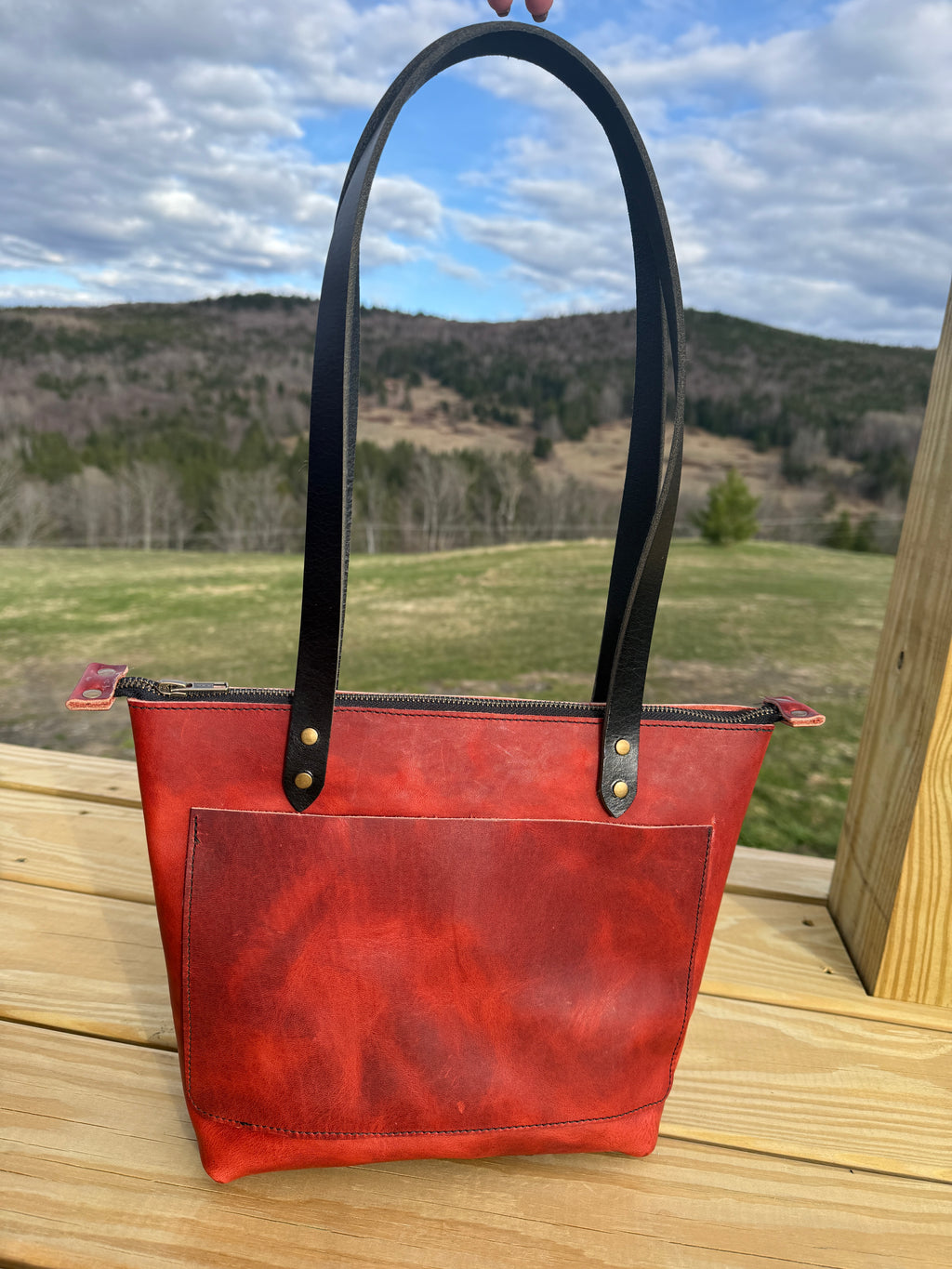 Medium Idlewilde Zip Tote Bag in Copper