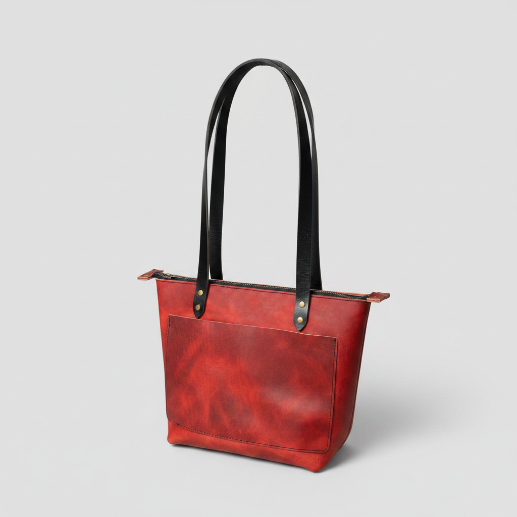 Medium Idlewilde Zip Tote Bag in Copper