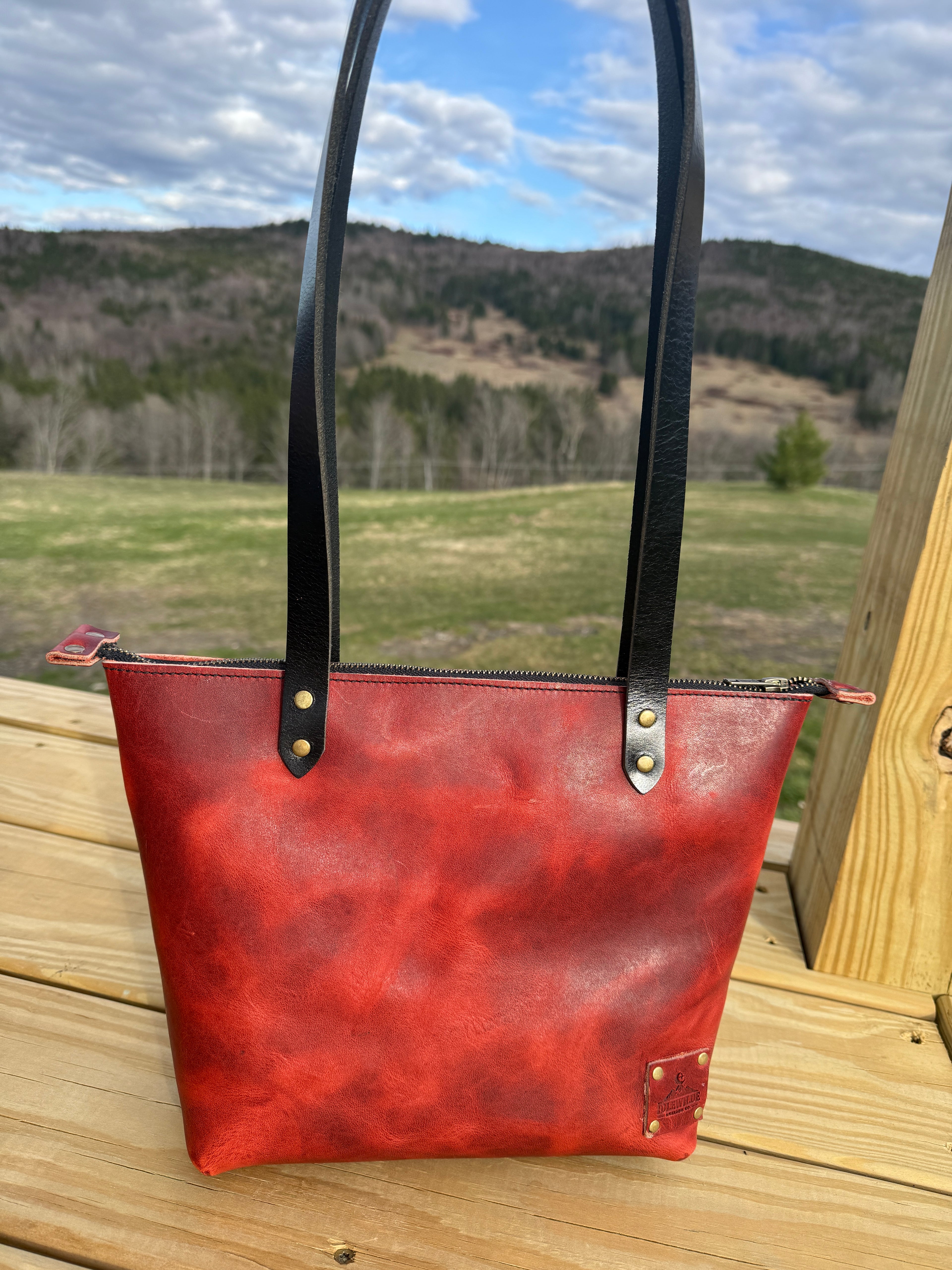 Medium Idlewilde Zip Tote Bag in Copper