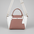 The Boundary Satchel - Blushed Cocoa and Cream