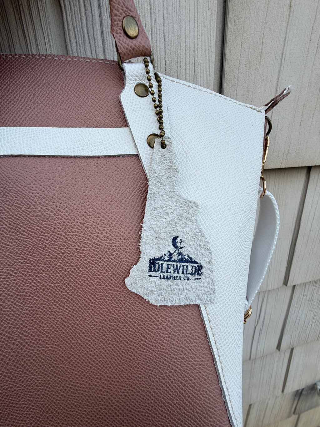 The Boundary Satchel - Blushed Cocoa and Cream