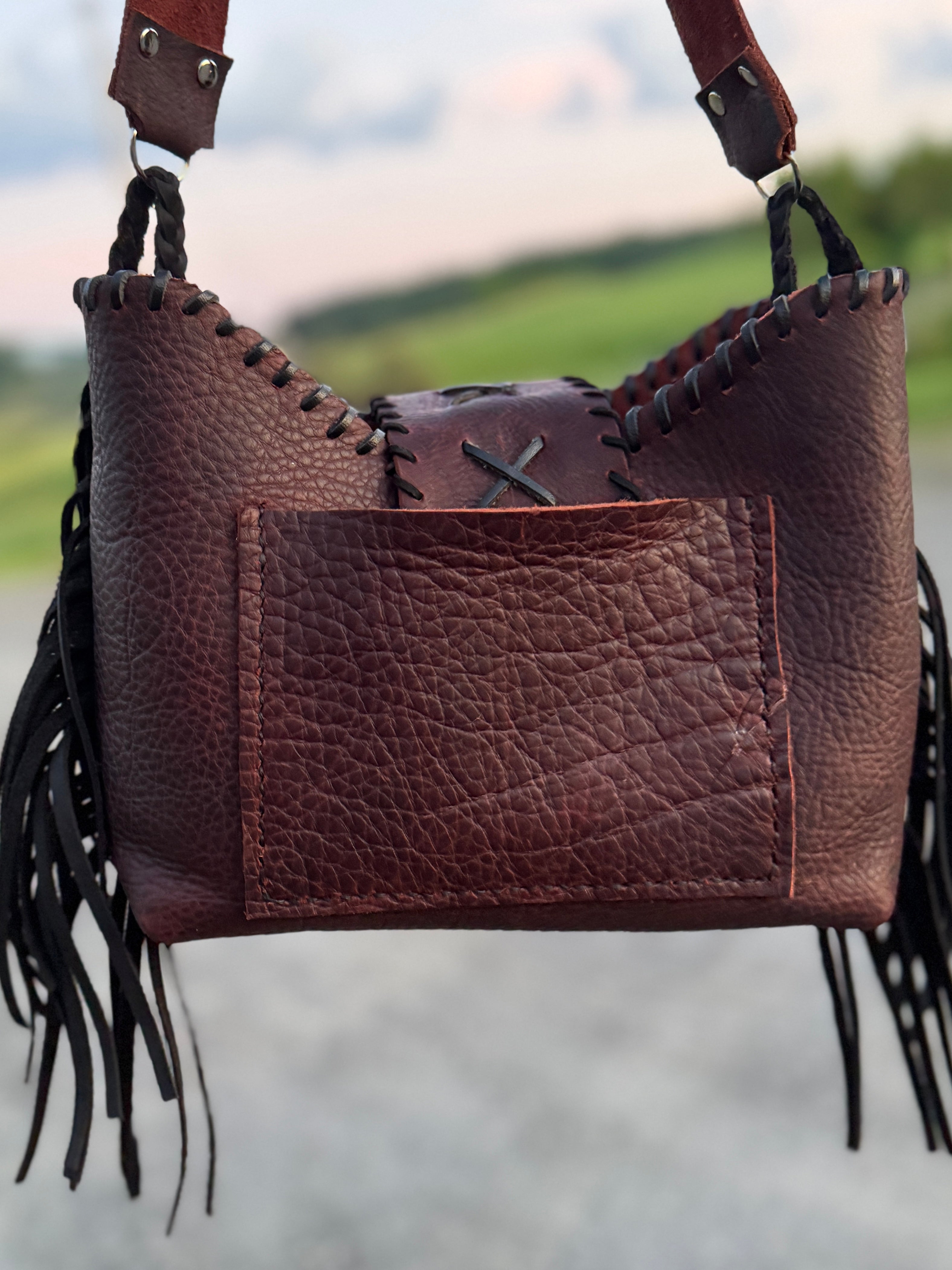 The Copper Canyon Shoulder Bag with Short Fringe