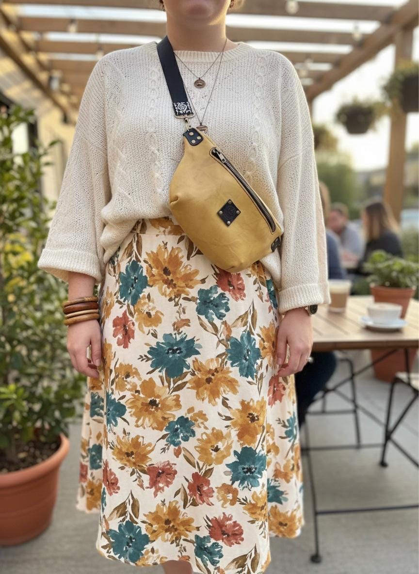 Angwin Sling Bag in Ochre